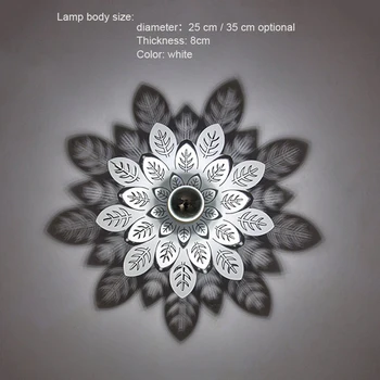 

ceiling lamp light Creative flower shape corridor hallway lamp bedroom wall lamp study living room dining room led Nordic