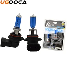 5 jogos/lote, 2x9006 Lâmpada Halógena Xenon Carro Auto Lâmpada Do Farol Kit 5000 K 12 V 55 W
