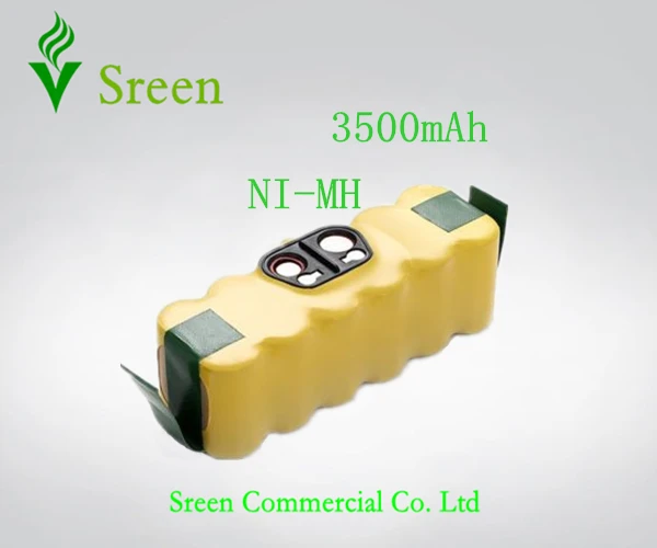 

New 14.4V Ni-MH 3500mAh Replacement Rechargeable Battery Packs for iRobot Roomba 500 610 Series 530 510 532 550 540 580 80501