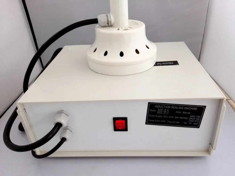500C Ручной Индукционный герметик, ручная алюминиевая Индукционная машина для запечатывания фольги(диаметр запечатывания 20-130 мм