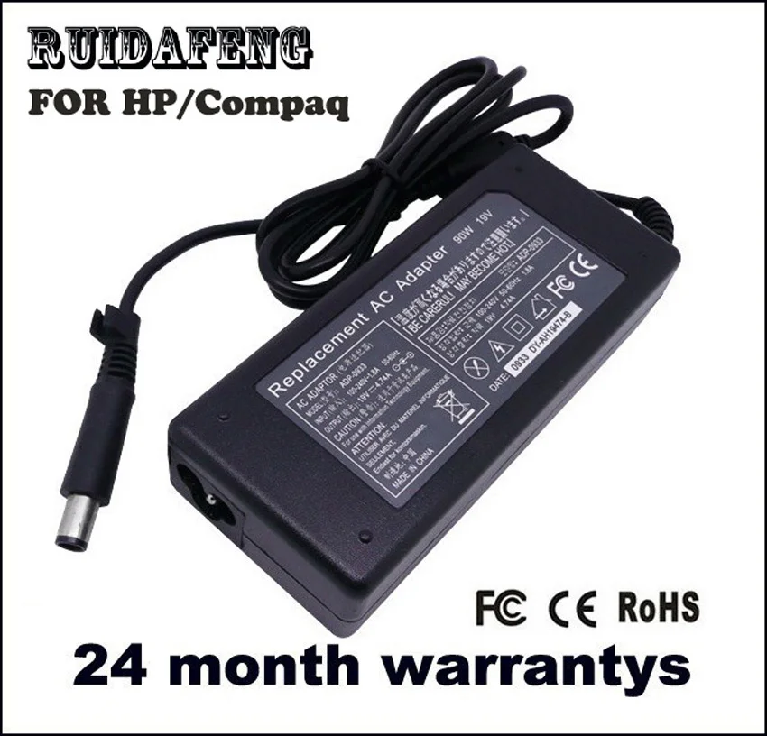 Laptop AC Adapter CHARGER for HP Notebook Pavilion dv3 dv4 dv5 g4 g6 g7 90W 19V 4.74A