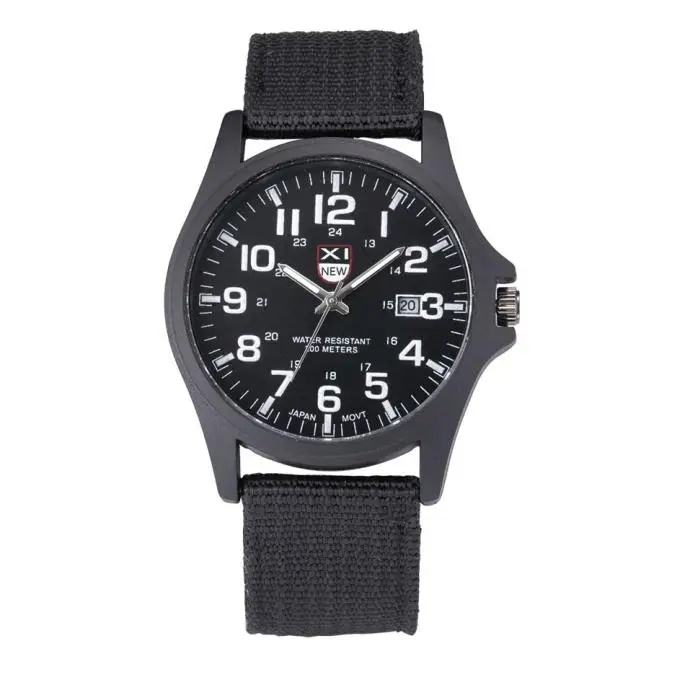 

New Outdoor Mens Date Stainless Steel Military Sports Analog Quartz Army Wrist Watch