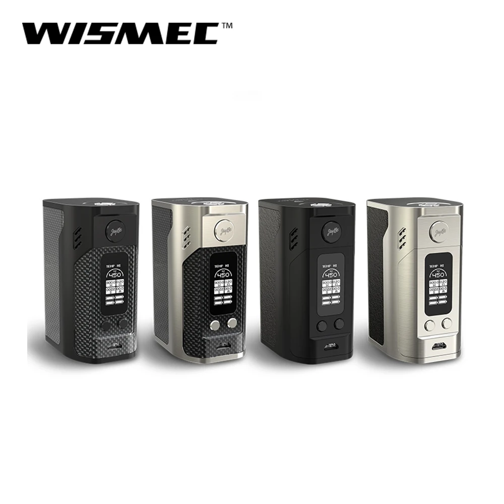Russian warehouse Original WISMEC Reuleaux RX300 TC Box Mod Leather Wismec Quad Battery Mod Electronic cigarette battery mod
