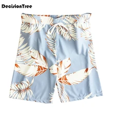 Мужские сексуальные Цветочные штаны, мужские спортивные штаны, Шорты для плавания, серфинга, мужские шорты, плавки, быстросохнущие