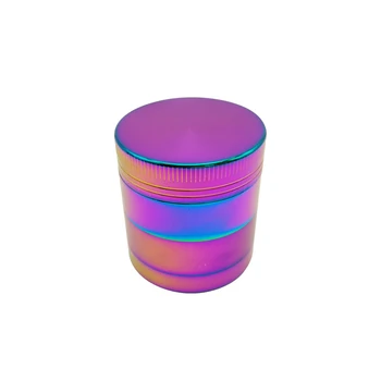 

4 Layers Cool Colourful Mini Striking Zinc Metal Tobacco Smoking Cigarette Crusher Spice Muller Pipe Accessories Herb Grinder