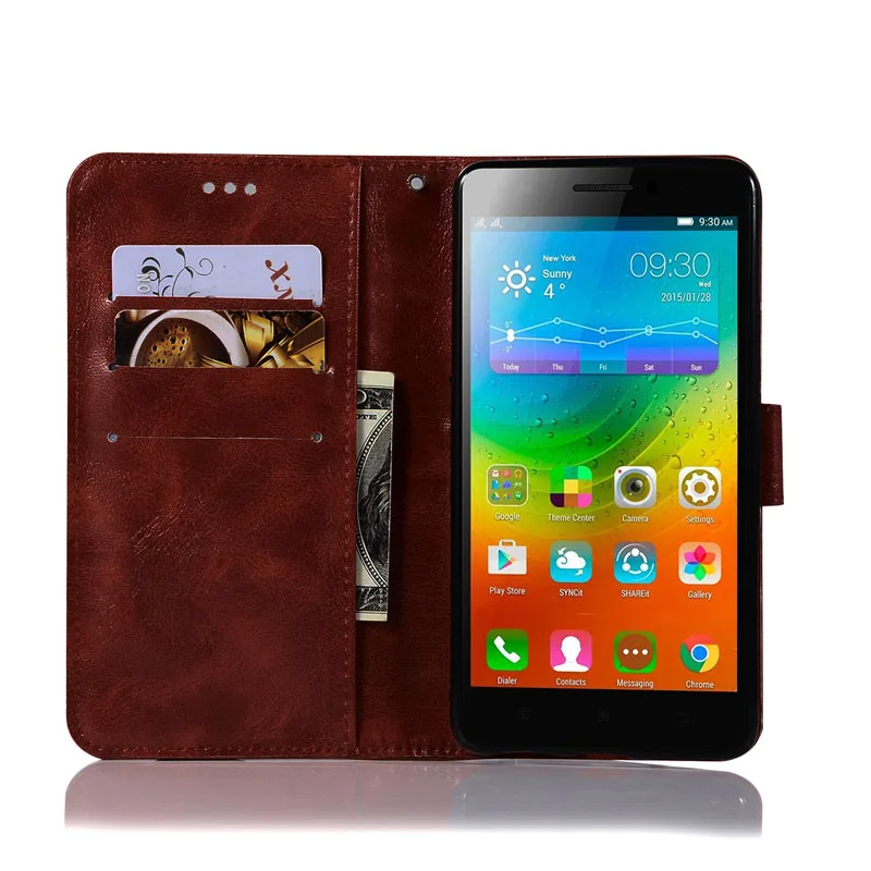 Чехол в стиле ретро для Lenovo K6 Note K53a48 Plus мощный бумажник из искусственной кожи флип