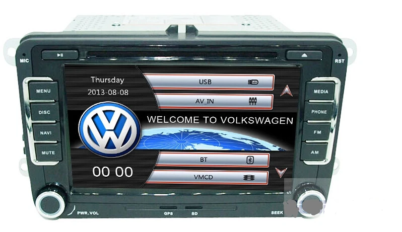 Два Дин 7 Дюймов Dvd-плеер Автомобиля Для VW/Volkswagen/POLO/PASSAT/Golf/Skoda/Octavia С Wifi 3 Г Хозяин