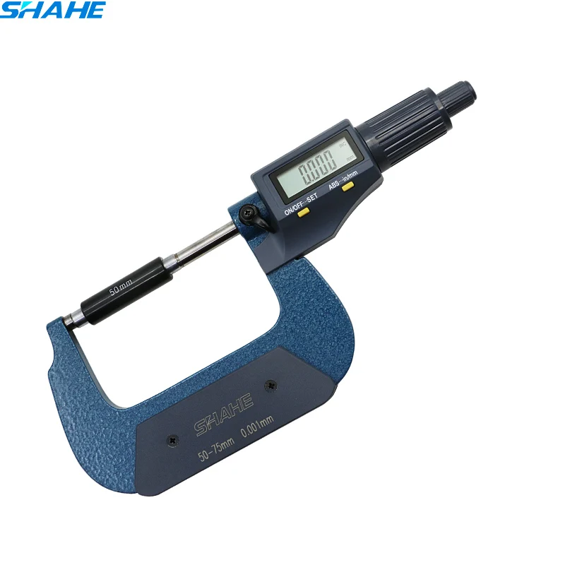 Buy SHAHE micrometer digital 50 75 mm digital vernier caliper micrometer gauge