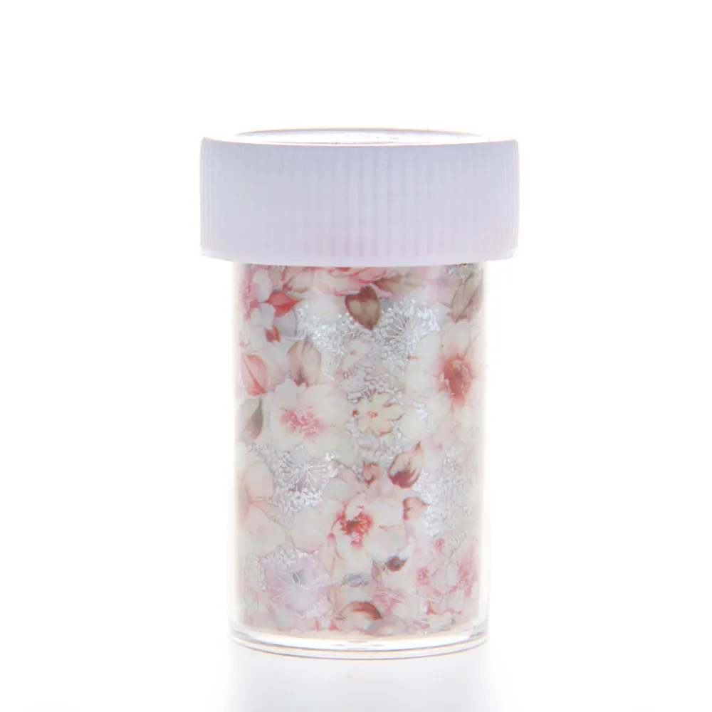 

Women Fashion Flower pick Manicure Set Design Nail Art Foil Stickers Transfer Decal Tips Manicure Hot Sale4A11