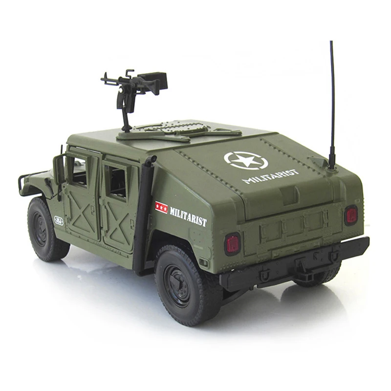 Литье под давлением для автомобиля Hummer Tactical 1:18 военный бронированный автомобиль