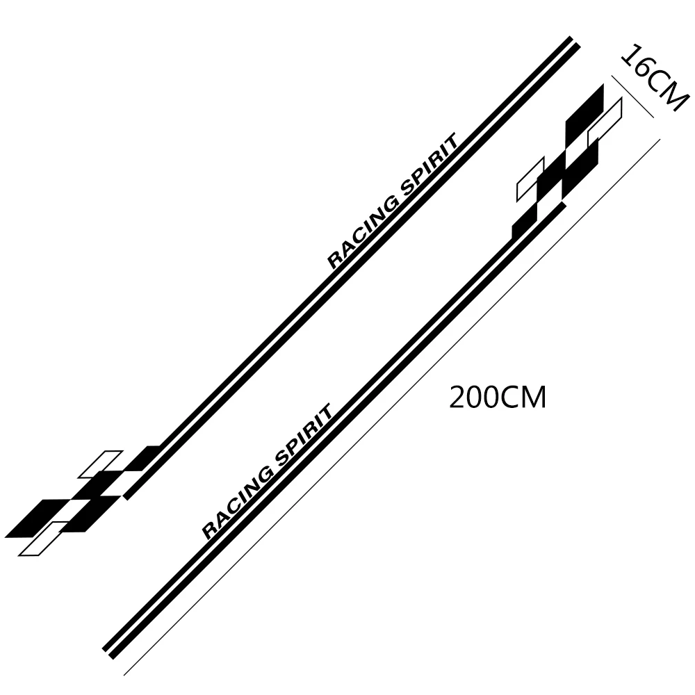 2шт двери автомобиля боковые полосы виток винилопласта с наклейкой авто гонки Декоративные наклейки для Марка Renault Clio Megane Duster автомобильные принадлежности для тюнинга