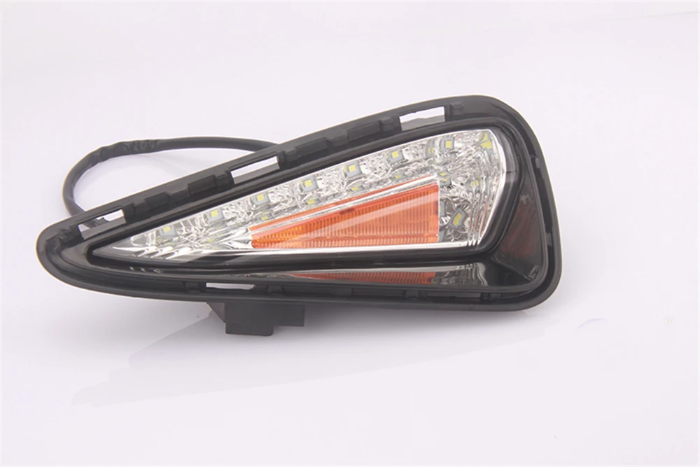Автомобиль мигающий 2 шт drl для Toyota Camry 2015 2016 2017 светодиодный DRL дневные ходовые