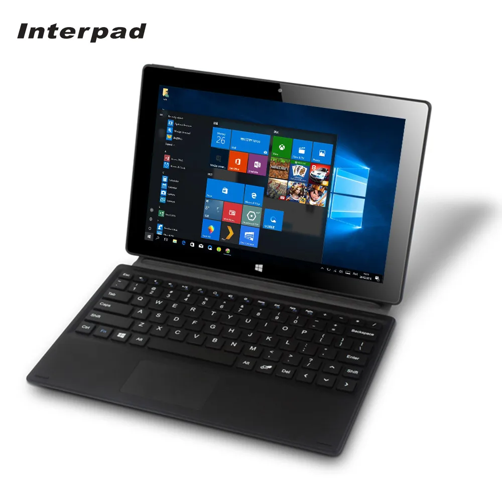 Interpad 10 1 дюймов 32 ГБ Windows таблетки Z8350 8 ГГц WI FI USB3.0 HDMI Камера 2 в ноутбук Win10