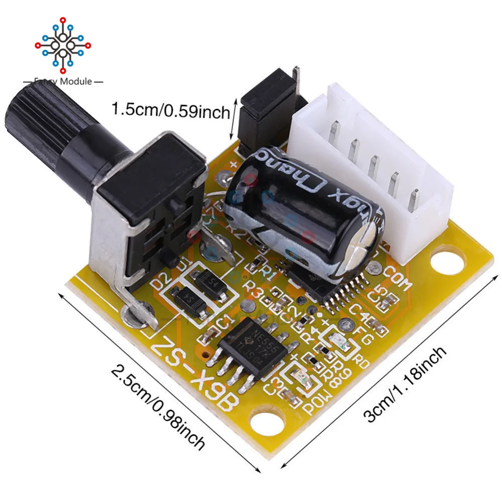 DC 5V 12V 15V 2A 15 Вт BLDC 3 фазный бесщеточный мотор Скорость контроллер постоянного тока