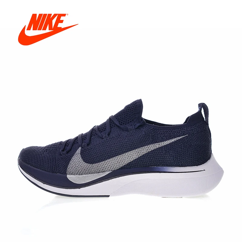 

Original New Arrival Authentic Nike Vaporfly Flyknit 4% Men's Comfortable Running Shoes Sport Sneakers Good Quality AJ3857-405