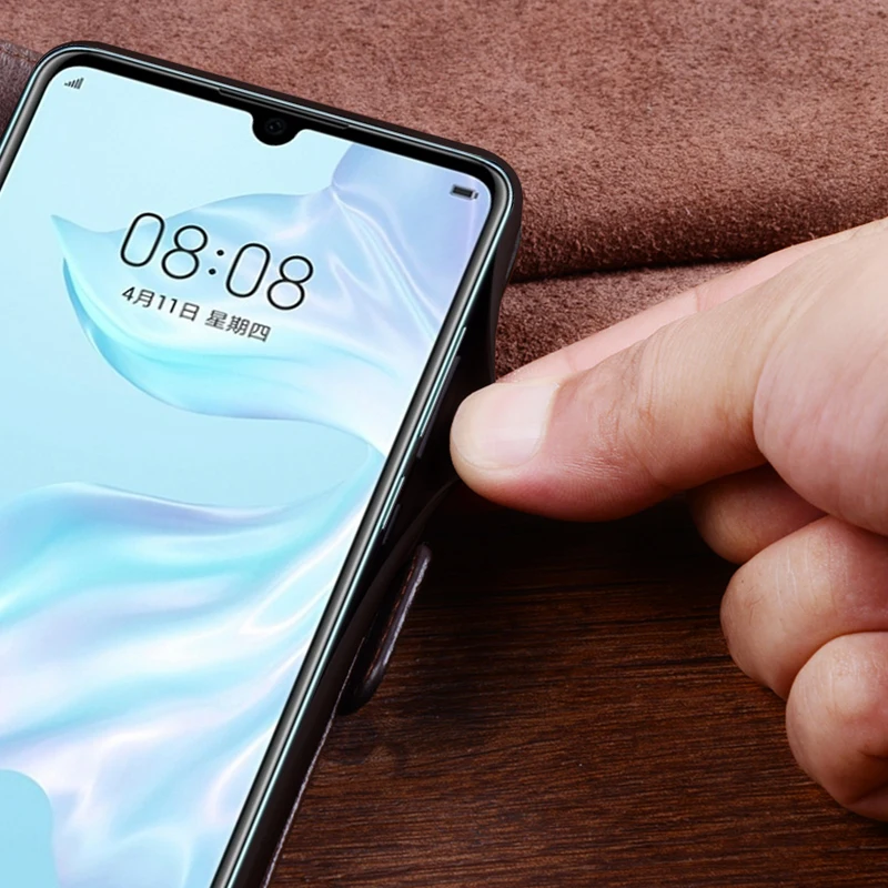 AIBOULLY чехол из натуральной кожи с откидной крышкой для huawei P30 P30 Pro защитный чехол для телефона из натуральной кожи кошелек силиконовый чехол
