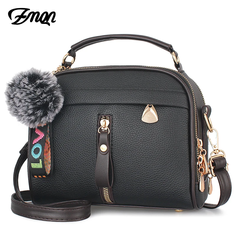 ZMQN Crossbody حقائب للنساء 2019 بو الجلود حقيبة حقائب سيدات الفتيات الأسود حقائب كتف المرأة صغيرة رفرف بولسا الأنثوية A328