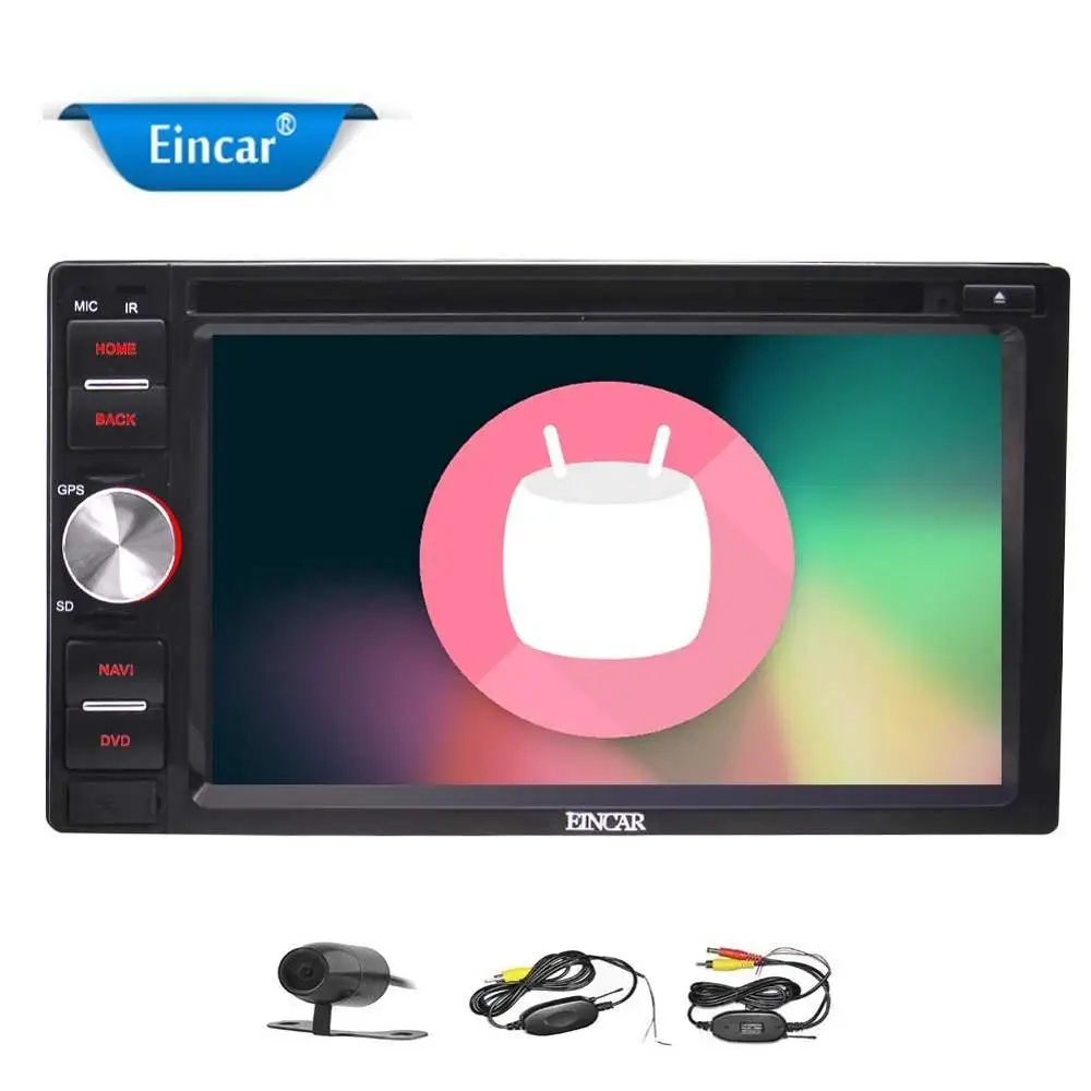 Backup Camera 2Din Android 6.0 OS Car Radio Player In Dash GPS Car