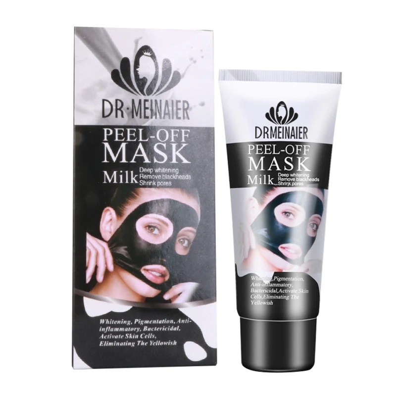 Черная маска молочная для очищения от угрей для удаления отбеливание ярче маска для лица глубокое очищение для питания кожи уход маска для лица