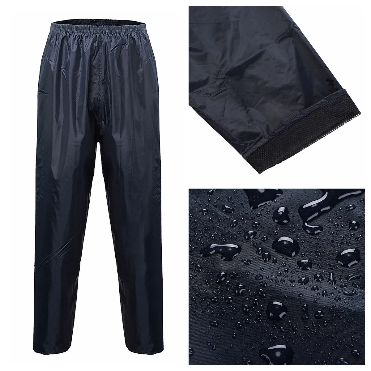 Impermeable pantalones de Trekking senderismo escalada ciclismo bicicleta impermeable pantalones al aire libre Windstopper Nylon pantalones de lluvia Impermeable pantalones de Trekking senderismo escalada ciclismo bicicleta impermeable pantalones al aire libre Windstopper Nylon pantalones de lluvia