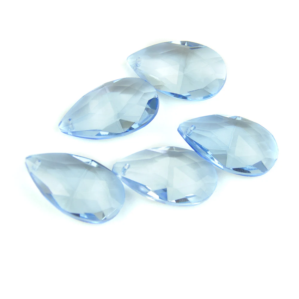 

10pcs/lot Chandelier Crystal Pendants Crystal Mesh Shape Prisms 38mm Colorful For Home/Wedding Decoration