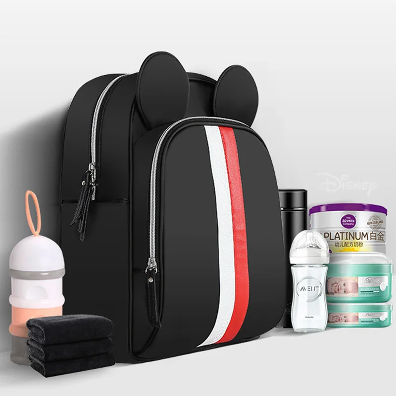

Disney Multi-function Bottle Feeding Insulation Bag With USB Mother Nappy Bags Baby Care Nappy Changing Bag