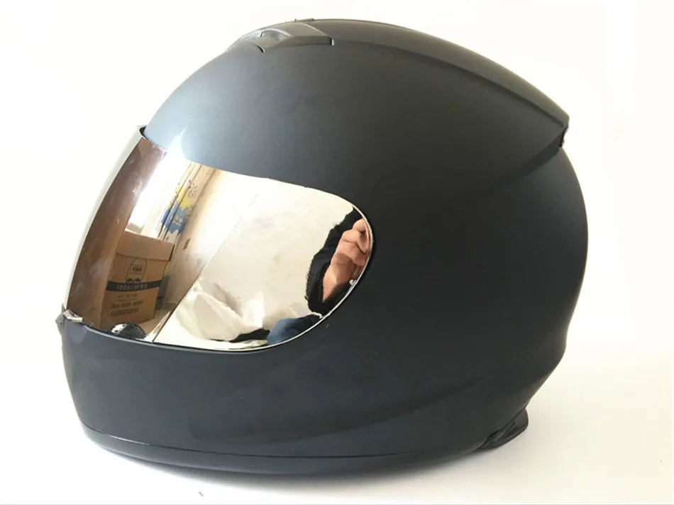 

Silver lens Motorcycle Helmet Moto Racing Helmet Cross Helmet Capacetes Full Face Motorcycle Adult Motocross Off Road Helmet S