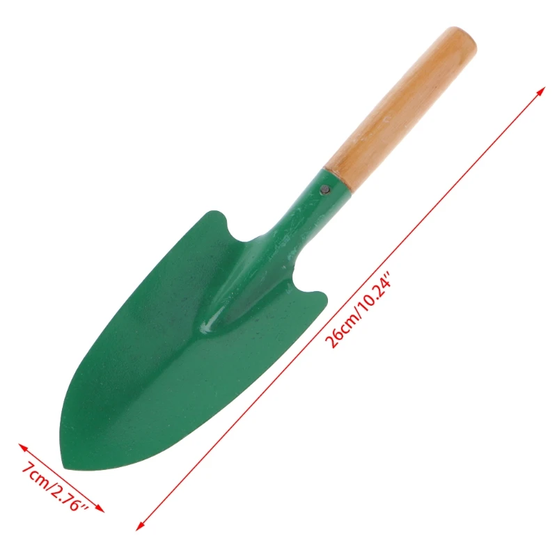 

Wooden Handle Reinforced Gardening Shovel Loose Soil Planting Easy Use G07 Great Value April 4