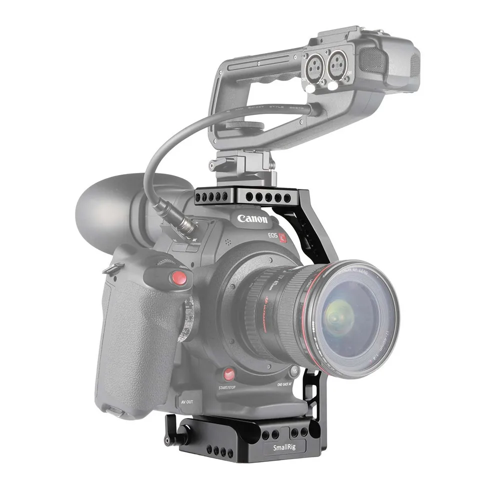SmallRig Камера видео клетка с 15 мм Род Зажим для Canon EOS C100 и Mark II 1703|Клетки камер| |
