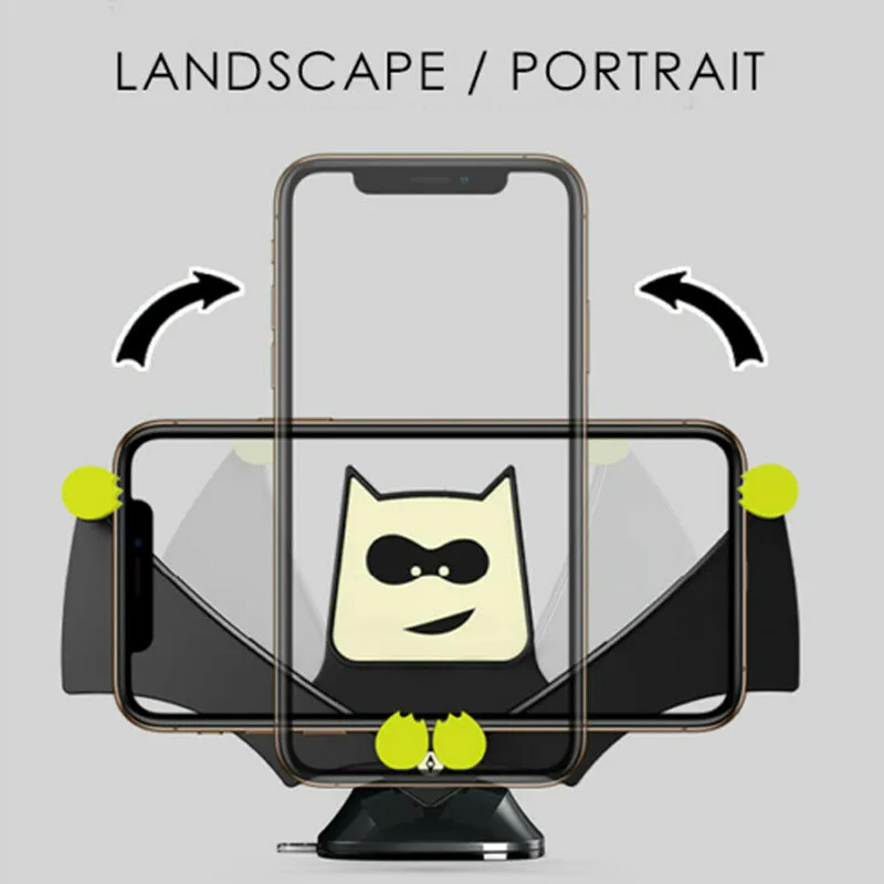 

Car Phone Holder Safe Grip Car Bat Phone Holder Mount Stable Auto Gripping Phone Stand Car Accessories For 4-6.8 Inch Smartphone