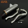 Complete Rear Exhaust Pipe Muffler Silencer System For Honda CRF230F CRF150F CRF 230F 150F 2003-2013 ► Photo 2/6