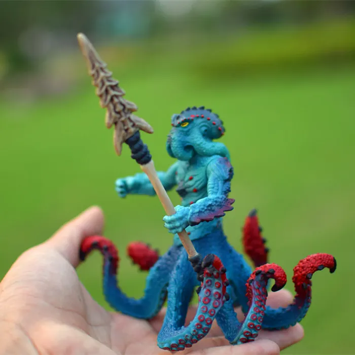 

pvc figure Decoration model toy Magic series octopus squid squid octopus
