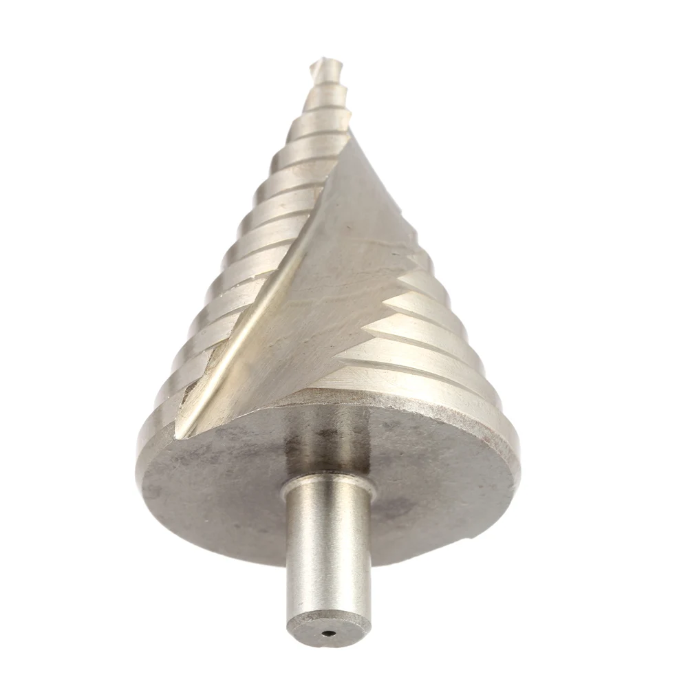HSS 6-60mm Effective Spiral Groove Essential Hole Cutter Tool brocas para madera  Spiral Flute Stepped Drill Pagoda step drill