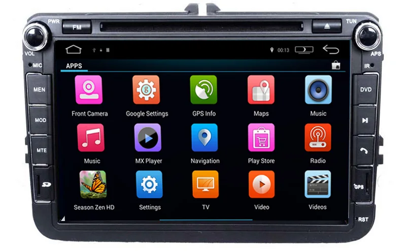 Cheap Android 5.1 Car GPS Navi DVD for VW/Volkswagen/Passat/POLO/GOLF/Skoda/Seat with Radio BT USB AUX SD MP3 WiFi Stereo free 8gb map 3