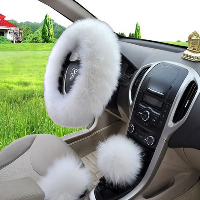 PUR WOOL STEERI white