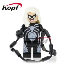 50 шт. 0279 Супер Герои Человек-паук-homecoming Паук девушка женщина капитан Железный человек строительные блоки детские подарочные игрушки