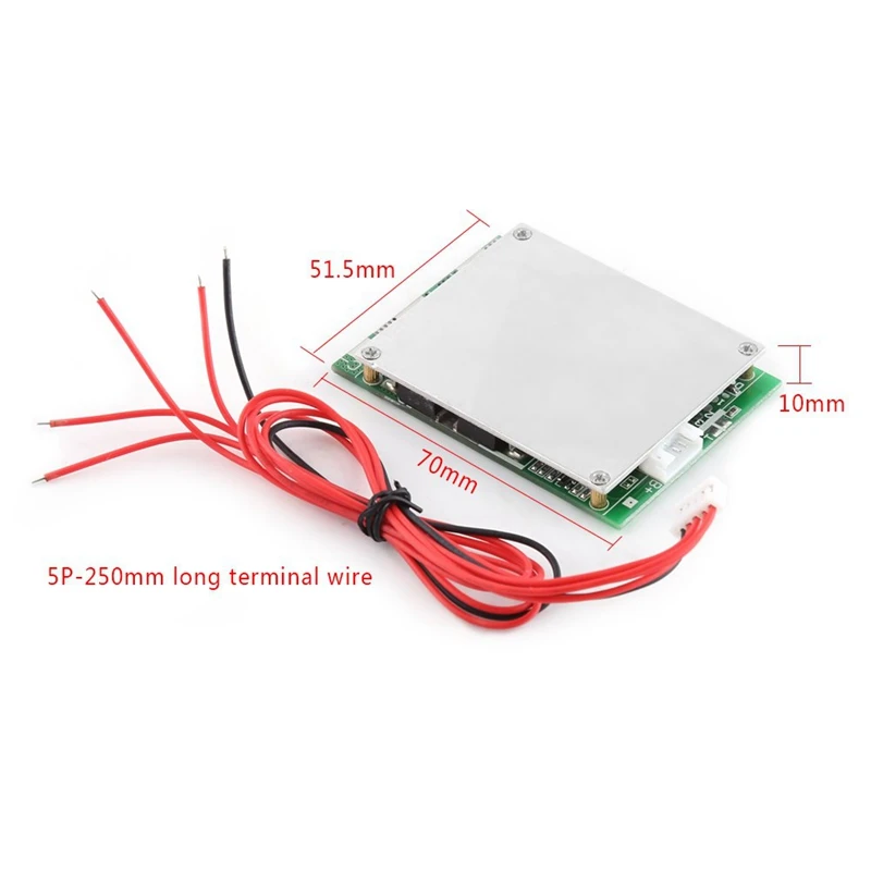 4S 100A 12V Protection Board For Lifepo4 Life 18650 Iron Phosphate Battery Bms Module With Balancing Function