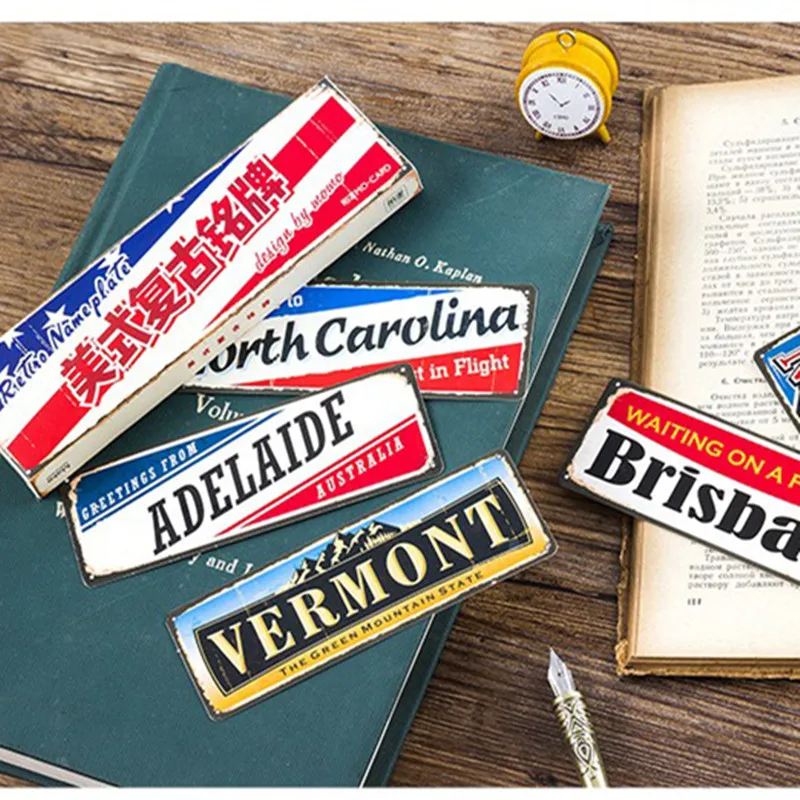 

Mo. Card USA Mark paper Card Bookmark memo card 1 lot = 1 pack = 30 pcs