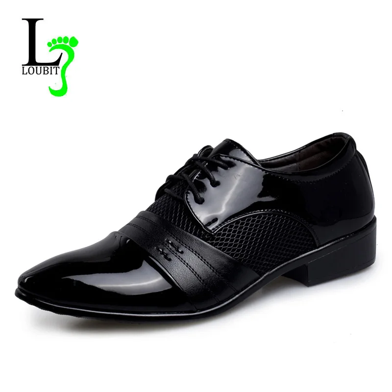

Men Dress Shoes Plus Big Size 38-47 New 2018 Men Flats Shoes Breathable PU Leather Men Formal Shoes Work Shoes Sneakers