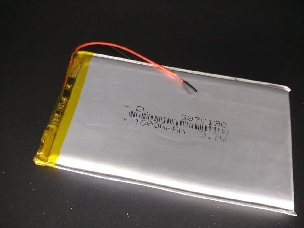 rechargeable lipo battery cell 3.7 V 9070130 10000 mah tablet battery