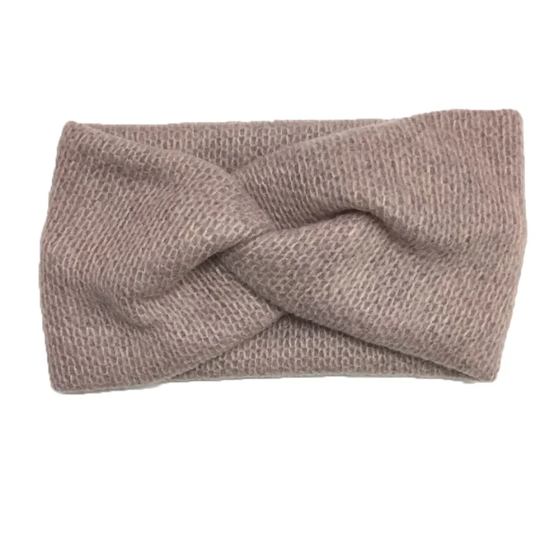

New arrival fashion Women cross soft woolen Weaving headbands girl's cute warm headwear lady's korea vintage hair accessories