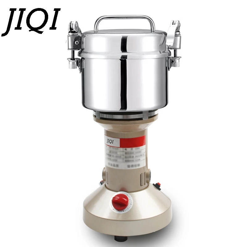 JIQI Stainless Steel Electric Grinder Chinese herbal medicine Mill Grinding Machine Nuts Coffee Pulverizer 800g Herbs Crusher EU JIQI Stainless Steel Electric Grinder Chinese herbal medicine Mill Grinding Machine Nuts Coffee Pulverizer 800g Herbs Crusher EU