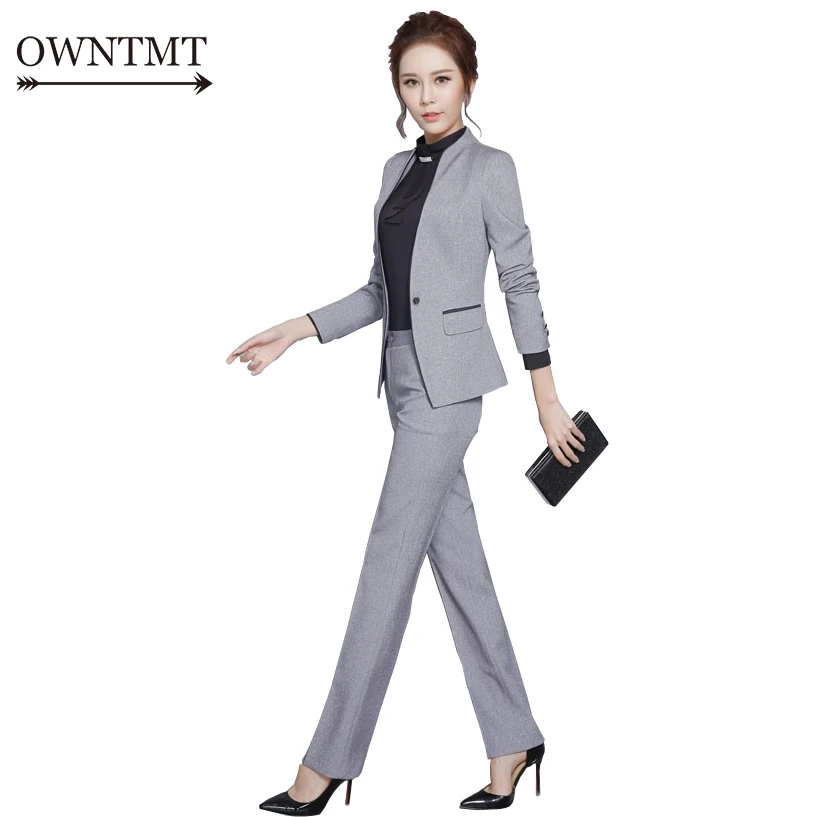 Women Pant Suit 2018 New Arrival Autumn Women Formal Work