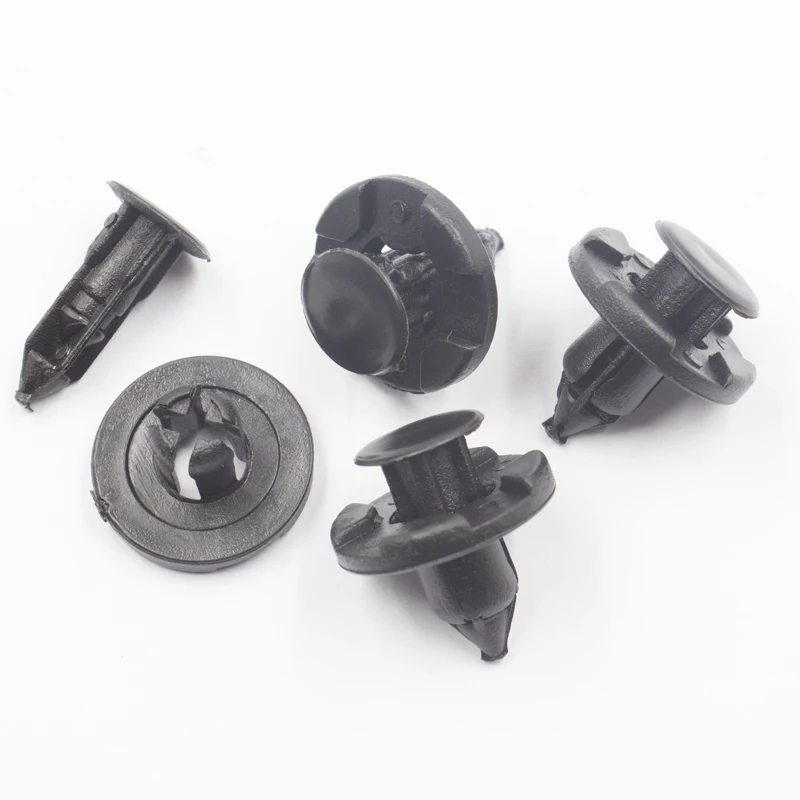 50 Push-Type Bumper Retainer Fastener Clip For Nissan GT-R Versa Maxima 8mm Hole