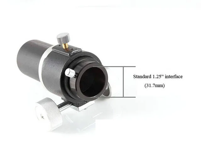 DIY Тип преломления " /1,25 дюймов астрономический телескоп Focuser Полный металлический адаптер для 1,25" окуляр с монокулярным телескопом