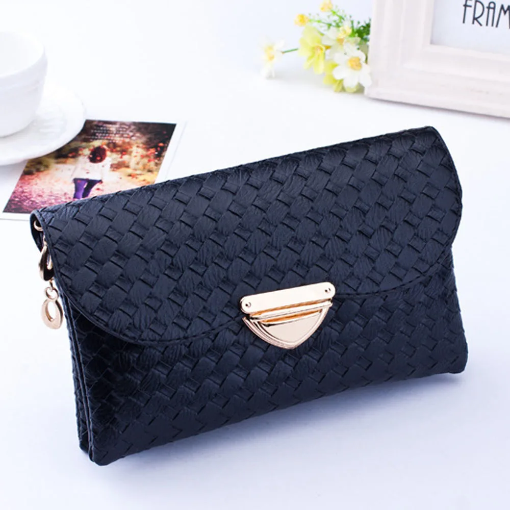 2016 brand new women leather handbag chain bags for women messenger bag over the shoulder bag female bolso clutch bag
