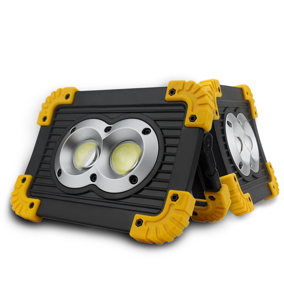 

Black Light 20W Led Work Light Rechargeable Battery Portable Spotlight Waterproof IP44 Outdoor Lighting Emergency Lighting