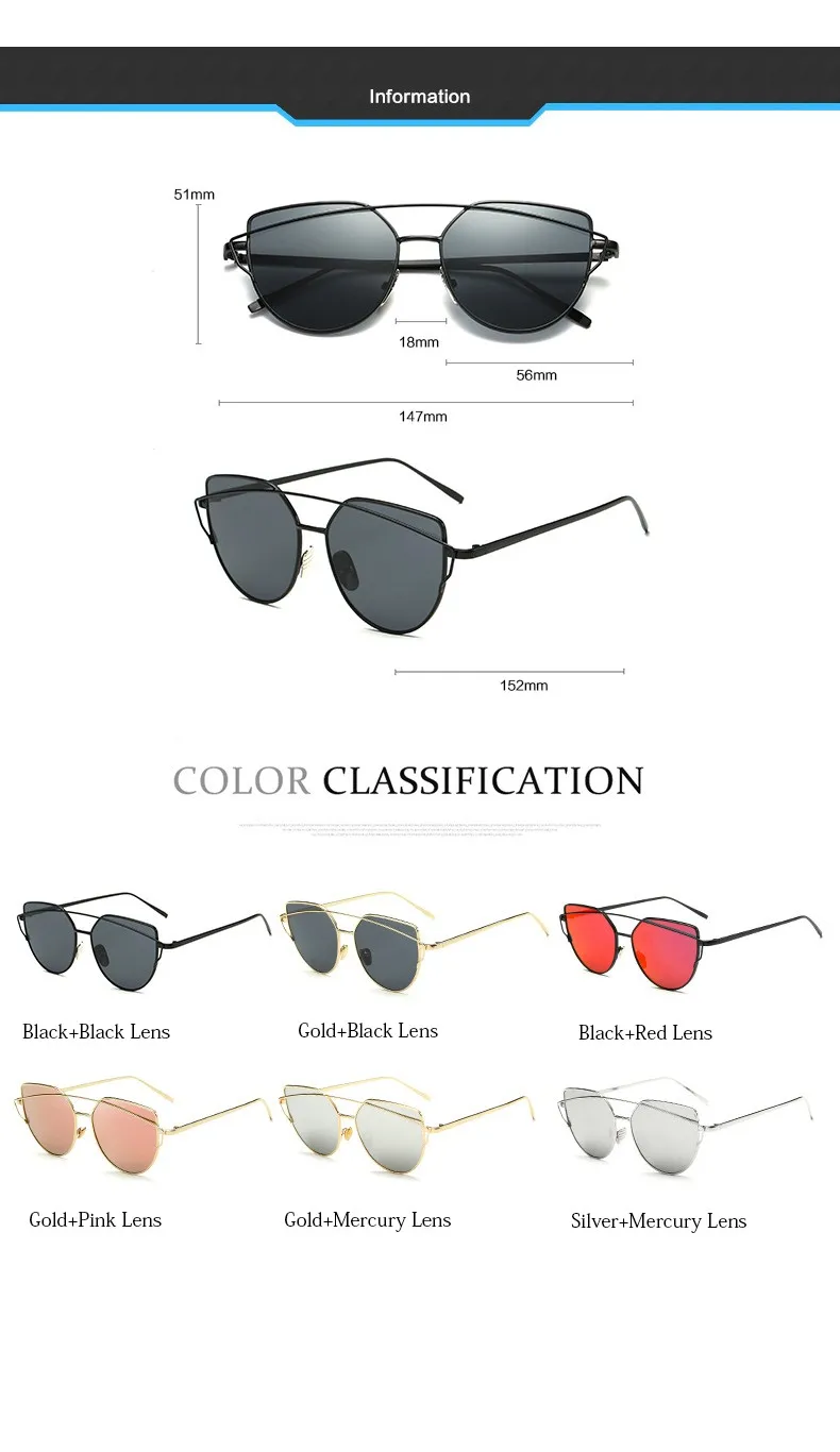Cat eye Women Sunglasses Women Brand Design Mirror Flat Rose Gold Vintage Cateye Sun glasses For Women lady Eyewear HTB1wkFNNpXXXXXnXVXXq6xXFXXXJ - Cat eye Women Sunglasses Women Brand Design Mirror Flat Rose Gold Vintage Cateye Sun glasses For Women lady Eyewear