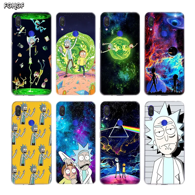 Силиконовый чехол Rick And Morty для Xiaomi Redmi Note 7 6 Pro 5 4 4X K20 7A Y3 S2 5A 6A Xiomi Pocophone F1 9 SE 8 A2 lite |