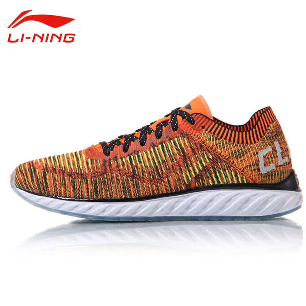 

Li-Ning Men's Cushion Running Shoes Light Breathable Wearable Sneakers LINING Summer Sports Damping Running Shoes ARHM025